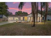 Charming home featuring desert landscaping and a quaint entrance, perfect for a serene lifestyle at 40140 Palm St, Lady Lake, FL 32159