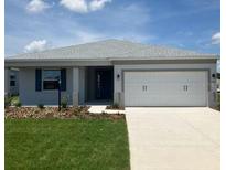 Charming single-story home featuring a well-manicured lawn and a spacious two-car garage at 8855 Sw 72Nd Loop, Ocala, FL 34481
