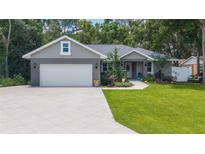 Charming single Gathering home with a well-manicured lawn and a spacious two car garage at 8160 Se 164Th Pl, Summerfield, FL 34491