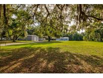 Expansive front yard featuring mature trees and a residence set back from the road at 3359 County Road 513, Wildwood, FL 34785