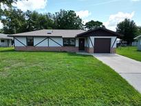 Charming single-story home with a well-manicured lawn and inviting curb appeal at 11681 Se 72Nd Court Rd, Belleview, FL 34420