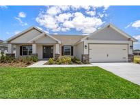 Charming single-Gathering home featuring a well-manicured lawn and a two-car garage at 1365 Melrose St, Lake Alfred, FL 33850