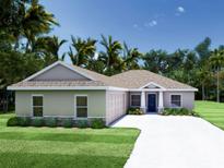 Charming single-story home with a well-manicured lawn, stone accents, and a welcoming front entrance at 803 Allison Place, Bartow, FL 33830