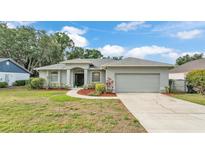 Charming single-story home with a well-manicured lawn and inviting curb appeal at 3822 Marquise Ln, Mulberry, FL 33860