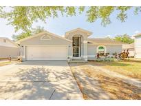 Charming single-story home with a well-maintained lawn and a two-car garage, perfect for a Gathering at 1061 Lowry Ave, Lakeland, FL 33801