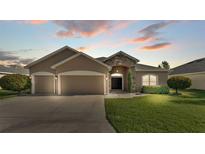 Beautiful single Gathering home with a well manicured lawn and a two car garage at 2812 Whitney St, Lakeland, FL 33813