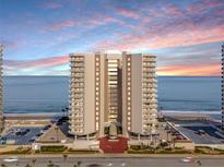 Oceanfront building with balconies, parking and amazing sunset views at 2967 S Atlantic Ave # 801, Daytona Beach Shores, FL 32118