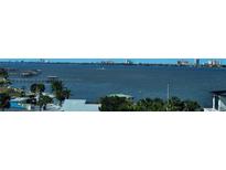 Expansive water view featuring docks and boat houses near a residential community in a coastal city at 2801 S Ridgewood Ave # 512, South Daytona, FL 32119