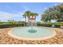 Fun splash pad area with water feature, perfect for to cool off on hot days at 5849 Ansley Way, Mount Dora, FL 32757
