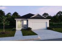 One-story home with a two-car garage and landscaped front yard at 3888 Sagefield Dr, Saint Cloud, FL 34773