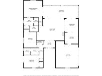 Detailed floor plan showcasing the layout of a single-Gathering home, highlighting room dimensions and spatial relationships at 1546 Stormway Ct, Apopka, FL 32712
