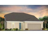 Single-story home with a two-car garage and neutral exterior at 1983 Spring Shower Cir, Kissimmee, FL 34744