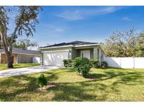 Charming single-story home featuring a well-maintained lawn and a two-car garage at 1780 Grand Oak Dr, Apopka, FL 32703