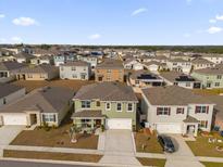 A neighborhood showing numerous single-Gathering homes with well-maintained lawns on a sunny day at 2665 Magnolia Ave, Davenport, FL 33837