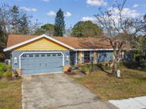 Charming one-story home featuring a two-car garage and well-maintained landscaping at 800 Lighthouse Cv, Sanford, FL 32773