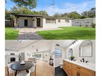 Charming single-story home with well-manicured lawn and a welcoming covered entry at 133 Pinecrest Dr, Sanford, FL 32773