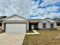 Newly constructed one-story home with attached garage at 1304 Hillsborough Ct, Kissimmee, FL 34759