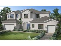 Two-story home with attached garage and landscaping at Lot 33 Yellowleaf Cir, Orlando, FL 32820
