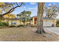 Charming single story home with mature landscaping and a two-car garage at 4239 Shades Crest Ln, Sanford, FL 32773