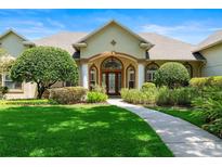 Charming home featuring a well-manicured lawn and a welcoming walkway leading to the front entrance at 278 Eaglet Way, Lake Mary, FL 32746