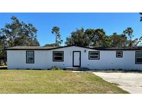 Charming single-story home with a well-manicured lawn and inviting front entrance at 1705 Underwood Ave, St Cloud, FL 34771