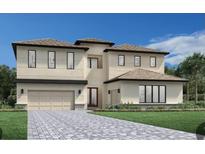 Two-story home with modern design and attached garage at 9416 Golden Laurel Ln, Orlando, FL 32827