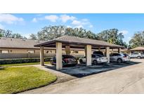Community carport providing covered parking spaces for residents and visitors, enhancing convenience at 2214 Se Sawgrass Ct, Winter Haven, FL 33884