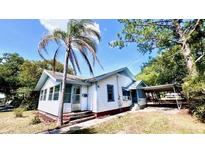 Charming home with a classic design, mature trees and a well-maintained lawn at 214 N New Hampshire Ave, Tavares, FL 32778