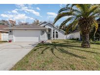 Charming single-story home with well-manicured lawn and a mature palm tree in a suburban neighborhood at 8982 Fort Jefferson Blvd, Orlando, FL 32822