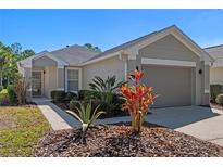 Charming single-story home with a well-manicured lawn and neutral color scheme at 300 Stonington Way, Deland, FL 32724