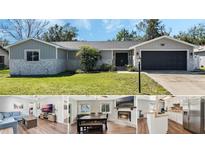 Charming single-story home with lush front yard and attached garage at 1183 Feather Dr, Deltona, FL 32725