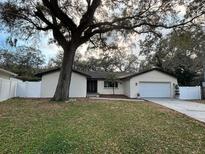 Charming single-story home with a well-maintained lawn and mature trees at 632 Iris St, Altamonte Springs, FL 32714