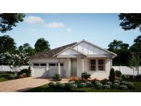 Charming single-story home featuring a two-car garage and beautifully landscaped front yard at 8013 Colby Cir, Orlando, FL 32817