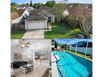 Charming single-Gathering home featuring a well-maintained lawn and attached two-car garage at 4618 Prairie Point, Kissimmee, FL 34746