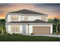 Charming two-story home with a two-car garage, neatly landscaped yard, and inviting curb appeal at 6006 Forest Perch Dr, St Cloud, FL 34771