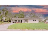 Charming single-story home with a well-maintained front yard, carport, and inviting entrance at 16 Flamevine Ln, Debary, FL 32713