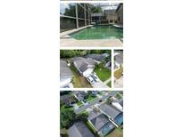 Backyard pool to cool off during the hot summer days at 1567 Oak Hill Trl, Kissimmee, FL 34747