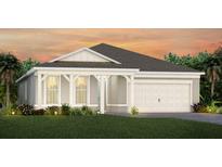 Charming single-Gathering home with a two-car garage and well-manicured lawn at 1938 Spring Shower Cir, Kissimmee, FL 34744