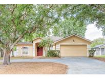 Inviting single-story home with a classic design and a spacious driveway at 225 Loma Del Sol Dr, Davenport, FL 33896