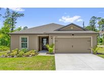 Charming single-story home featuring a manicured lawn, neutral exterior paint, and a two-car garage at 1898 9Th Ave, Deland, FL 32724