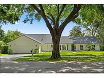 Charming single-story home showcasing a well-maintained lawn and mature tree in a suburban neighborhood setting at 4065 Winderlakes Dr, Orlando, FL 32835