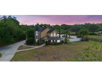 An impressive estate-style home with lush landscaping and a long driveway at 1415 Brumley Rd, Chuluota, FL 32766