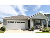 Charming single-story home featuring a two-car garage, neutral paint, and well-maintained landscaping at 5216 Greenheart Ave, Mount Dora, FL 32757