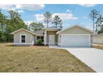 Inviting single-Gathering home with a two-car garage and a well-manicured lawn at 13881 Sw 80Th Ave, Ocala, FL 34473