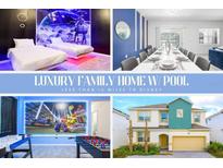Beautiful home with themed bedrooms, game room, and appealing exterior at 266 Marcello Blvd, Kissimmee, FL 34746