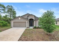 Charming single-story home with a two-car garage and well-maintained front yard at 269 Fig Ct, Kissimmee, FL 34759