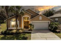 Charming single-Gathering home with a well-manicured lawn and a two-car garage at 2805 Lido Key Ct, Kissimmee, FL 34747