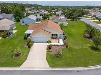 Charming single-story home in a well-maintained community, featuring a manicured lawn and inviting curb appeal at 2167 Kerwood Loop, The Villages, FL 32162