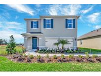 Inviting two-story home featuring a manicured lawn and a welcoming front entrance at 3429 Briarwood Grove, Ocoee, FL 34761
