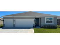 Charming one-story home with a two-car garage and well-manicured front lawn at 2080 Ashwood Bluff Dr, Ocoee, FL 34761